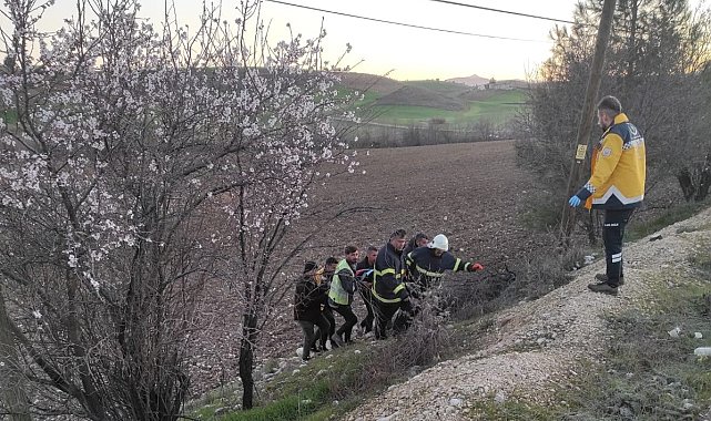 Otomobil şarampole yuvarlandı: 1 yaralı