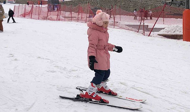Palandöken'de kayak coşkusu