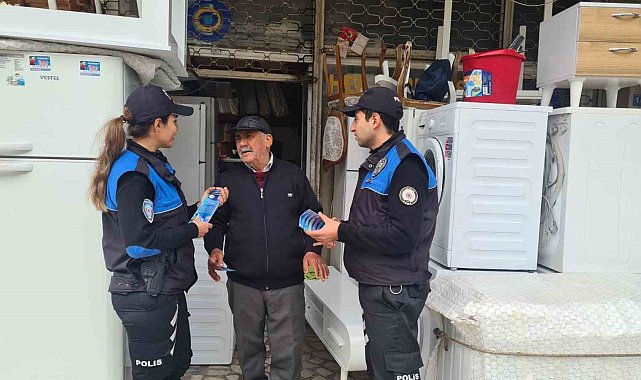 Polisten ikinci el eşya satıcılarına bilgilendirme