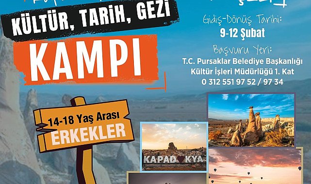 Pursaklar'da Gençlik Kampı vakti