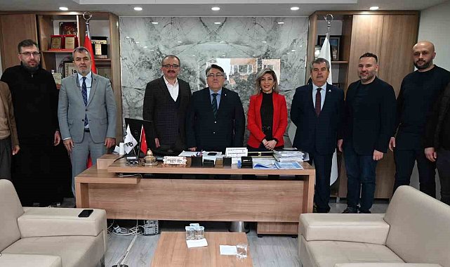 Rektör Özölçer'den Başkan Aktarı'ya ziyaret