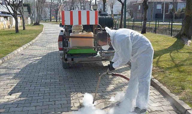 Rögar kapaklarında ilaçlama çalışmaları devam ediyor
