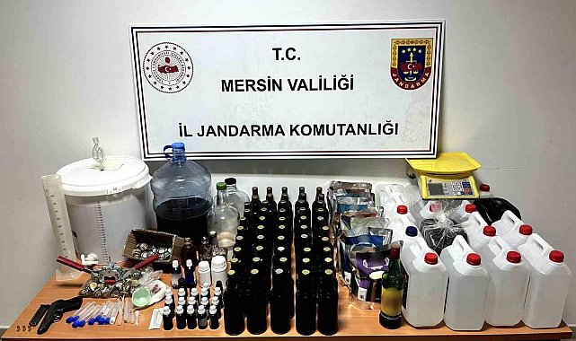 Sahte içki üretip satan şüpheli yakalandı