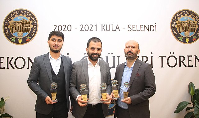 Salihli TSO'dan Çemar'a ödül yağmuru