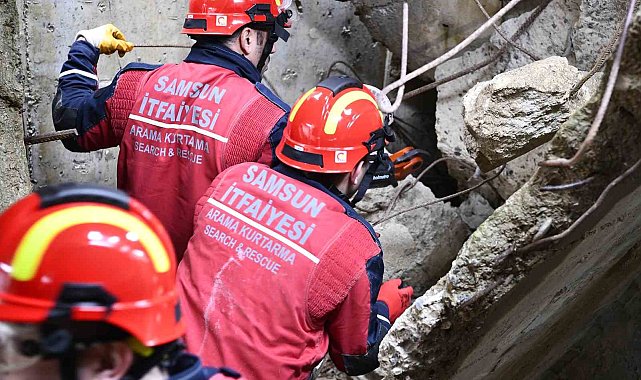 Samsun itfaiyesi doğal afetlere karşı hazır