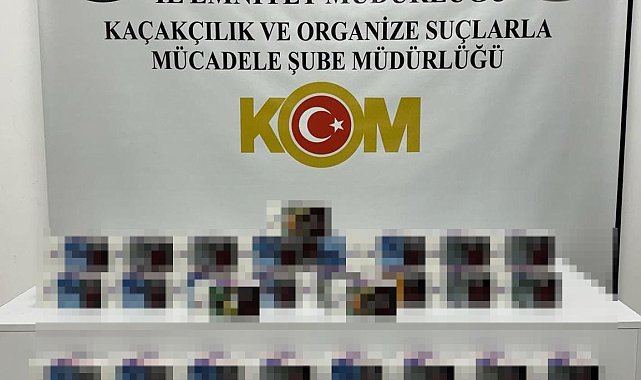 Samsun'da 15 bin adet sahte bandrollü boş makaron ele geçirildi