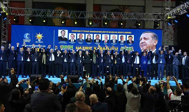 Samsun&#039;da Cumhur İttifakı adayları tanıtıldı