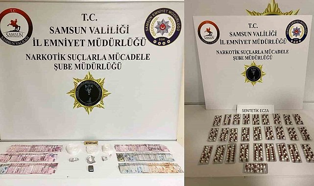 Samsun'da uyuşturucu uygulaması: 25 kişi yakalandı