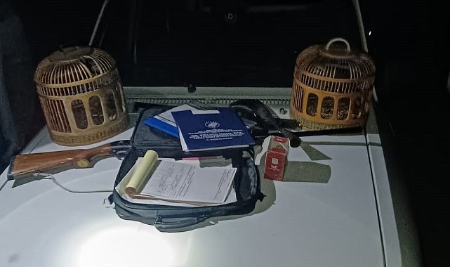 Sarıgöl'de kaçak keklik avcıları yakalandı