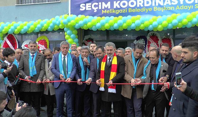 Sedat Kılınç Seçim Koordinasyon Merkezi açıldı