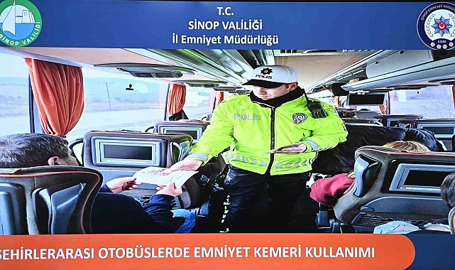 Şehirler arası yolcu otobüslerinde emniyet kemerine sıkı denetim