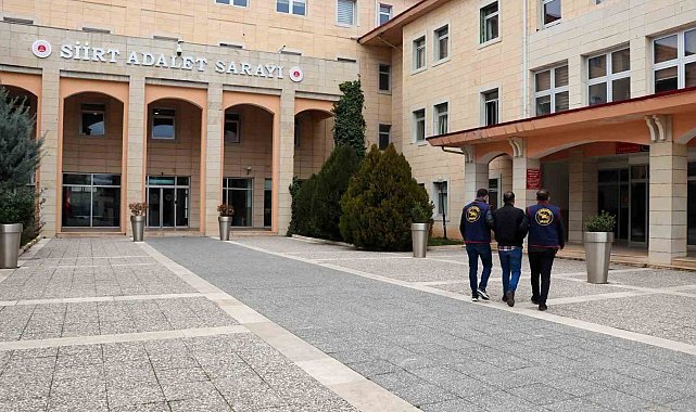 Siirt'te 45 yıl hapis cezası bulunan zanlı yakalandı