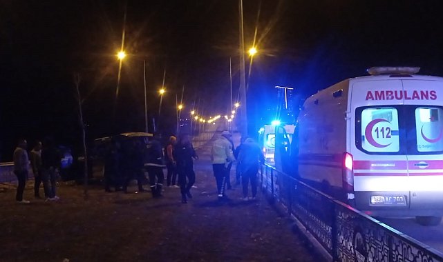 Siirt'te hafif ticari araç refüje girdi: 1 yaralı