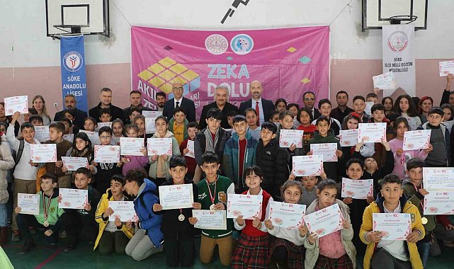 Söke'de Akıl ve Zeka Oyunları'nda ödüller sahiplerini buldu