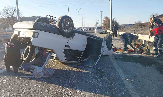 Tavşanlı'da trafik kazası: 1 yaralı