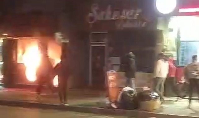 Tavşanlı'daki yangın paniğe neden oldu