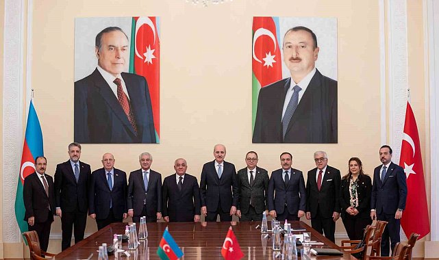 TBMM Başkanı Kurtulmuş, Azerbaycan Başbakanı Asadov ile görüştü