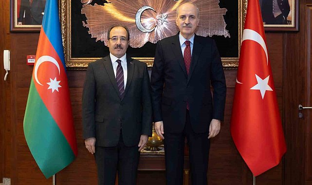 TBMM Başkanı Kurtulmuş, Türkiye'nin Bakü Büyükelçiliğini ziyaret etti