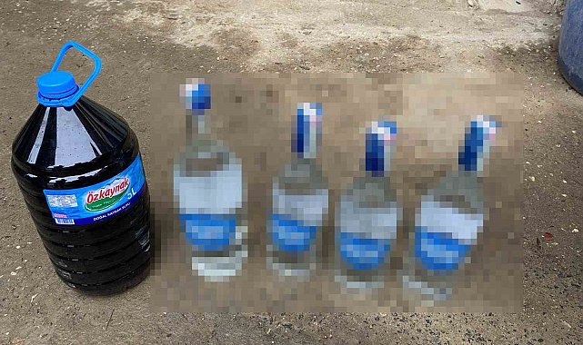 Tekirdağ'da kaçak içki operasyonu