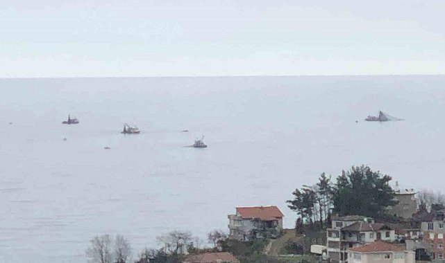 Tekneler balık mesaisinde