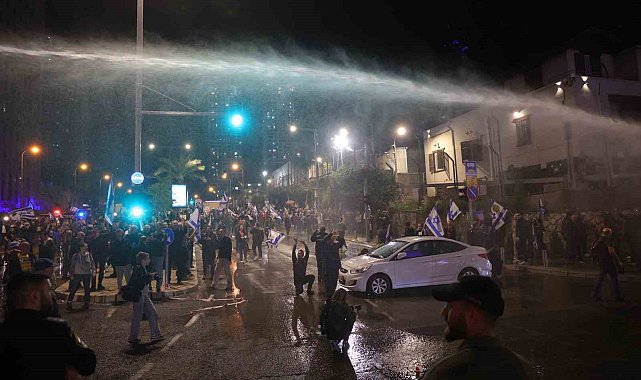 Tel Aviv'de Netanyahu protestosu: 21 gözaltı