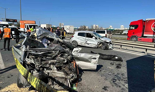 TEM Otoyolu'nda zincirleme trafik kazası: 1 ölü
