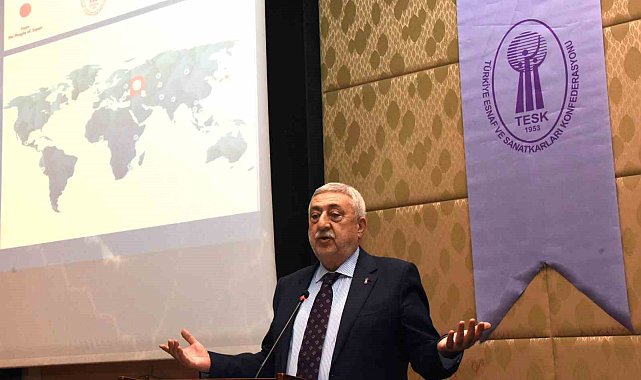 TESK Başkanı Palandöken: "İşletmelerin ihtiyaçlarına uygun olarak ulaştırılabilmesi, çalışmaya da devam edeceğiz"