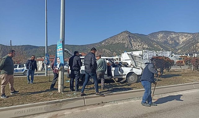 Tır ile otomobilin çarpıştığı kazada 1 kişi yaralandı