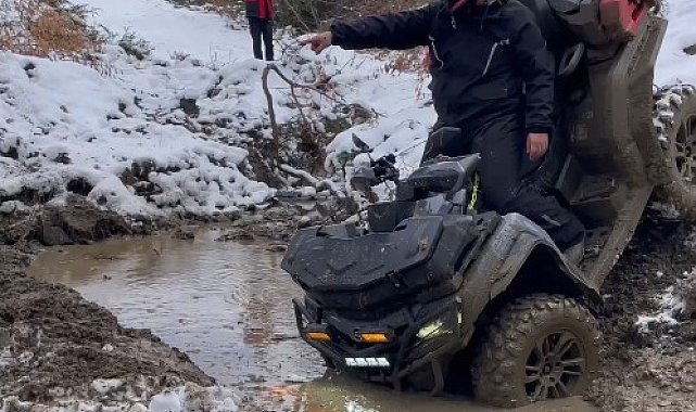 Tokat'ta ATV tutkunu komik anlarıyla yüzleri güldürdü