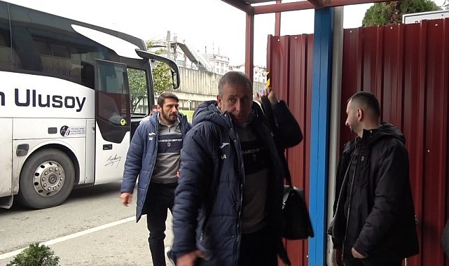 Trabzonspor, Beşiktaş maçı için İstanbul'a gitti