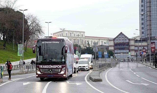 Trabzonspor, stada giriş yaptı
