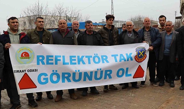 Traktör sürücülerine jandarmadan güvenli tarım eğitimi