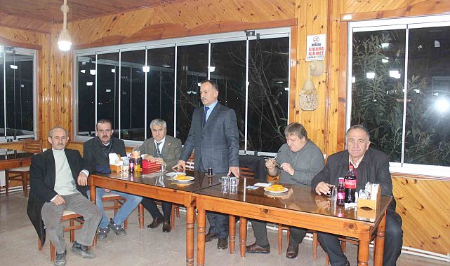 Türkeli Muhtarlar Derneği'nden veda yemeği