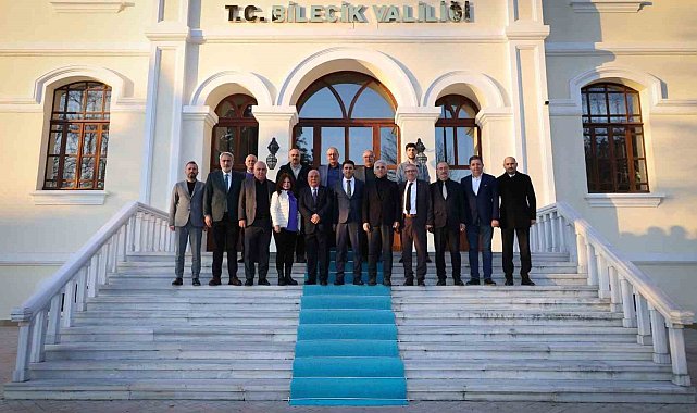 Türkiye Amatör Spor Kulüpleri Konfederasyonu Başkanı Ali Düşmez Bilecik'e geldi