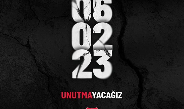 Türkiye Futbol Federasyonu'ndan 6 Şubat paylaşımı