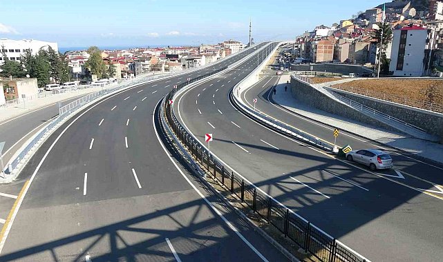 Türkiye'nin en maliyetli şehir içi yollarından Kanuni Bulvarı'nda sona doğru