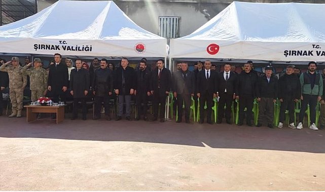 Uludere'de 37 yıl önce şehit edilen 14 vatandaş anıldı
