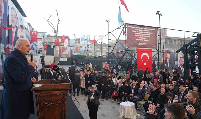 Ümraniye'de çocuk oyun sokağı ve muhtarlık binası hizmete açıldı
