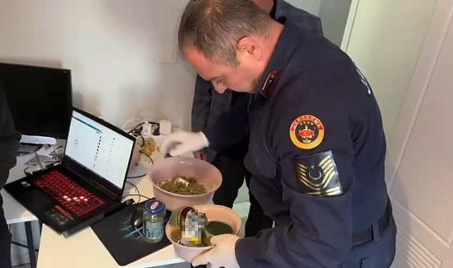 Uyuşturucu imalathanesine dönüştürülen eve operasyon