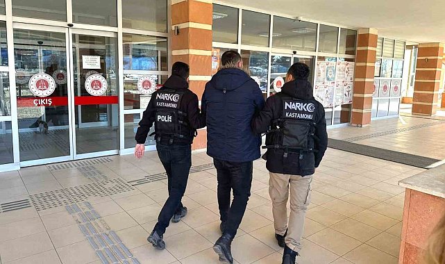 Uyuşturucudan hapis cezası olan şahıs tutuklandı