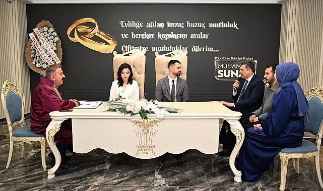 Vali Çiftçi nikah şahidi oldu