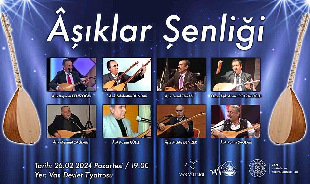 Van'da 'Aşıklar Şenliği' düzenlenecek