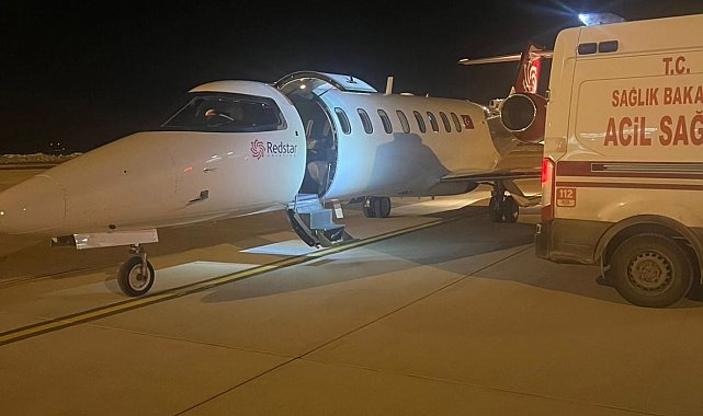 Van'da 5 yaşındaki çocuk ambulans uçakla Ankara'ya sevk edildi