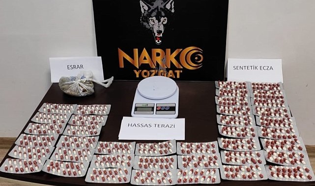 Yozgat'ta uyuşturucu operasyonunda bir zanlı tutuklandı