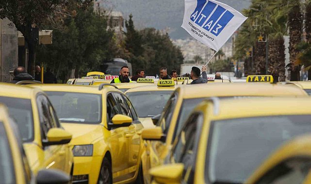 Yunanistan'da taksiciler 48 saatlik greve gitti