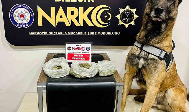 Zehir tacirleri narkotik köpeğinden kaçamadı