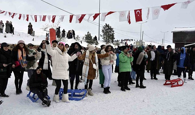 Zigana Dağında Kış Gençlik ve Spor Şenliği düzenlendi