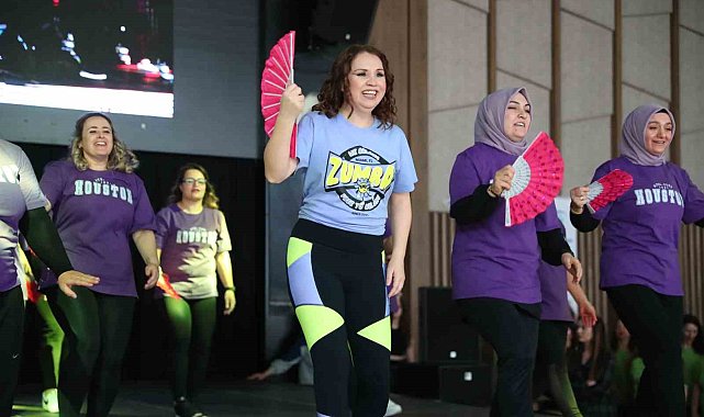 Zumba all-star yarışması renkli görüntülere sahne oldu