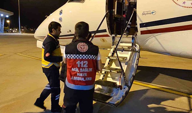 13 yaşındaki genç, uçak ambulans ile Ankara'ya sevk edildi
