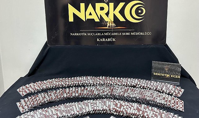 2 bin 604 adet uyuşturucu hap ile yakalanan 2 kişi tutuklandı